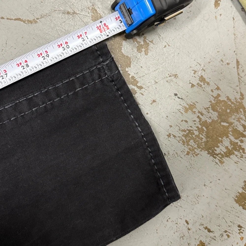 True Religion‎ Ricky Super T Men's Black Straight Leg Jeans 38 x 32 Made in USA
